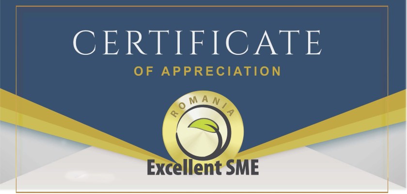 Certificare Excellent SME - NOVALIA S.A